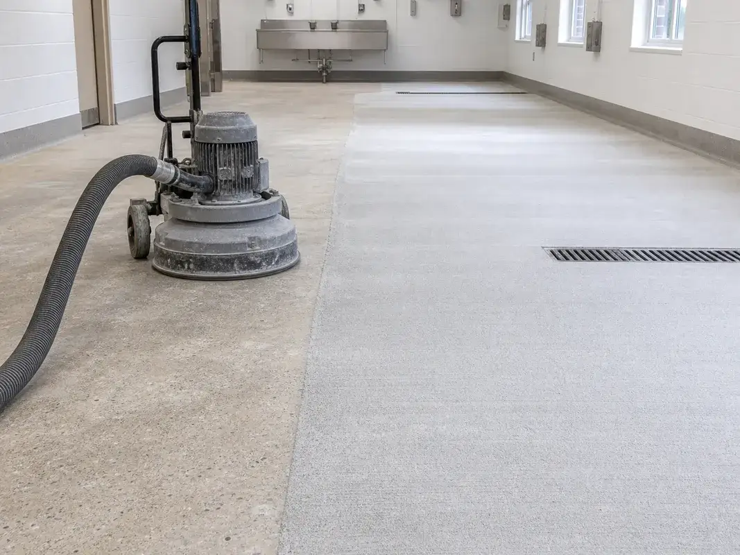 kennel epoxy flooring Atlanta slab preparation for animal facility coating