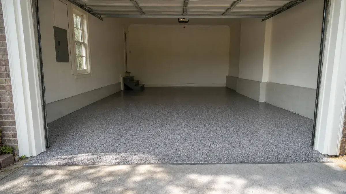 residential epoxy flooring in Decatur Georgia garage