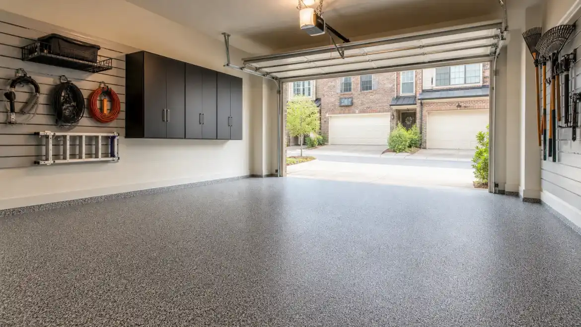 garage floor coating Smyrna GA townhome garage concrete coating